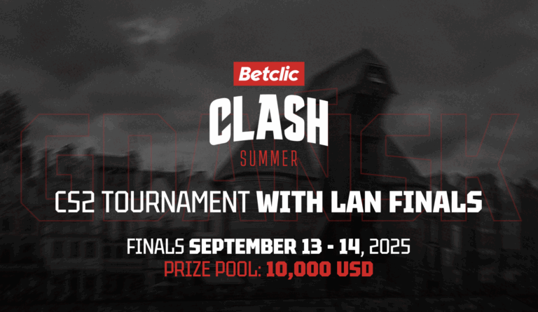 Betclic Clash Summer: NIP, SAW, Wildcard Academy, MINLATE e Nexus fazem parte dos participantes